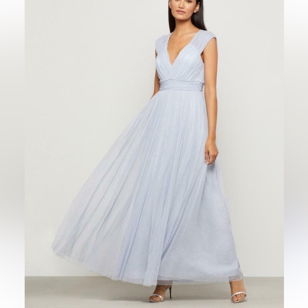 BCBG Maxazria Light Blue Evening Gown
